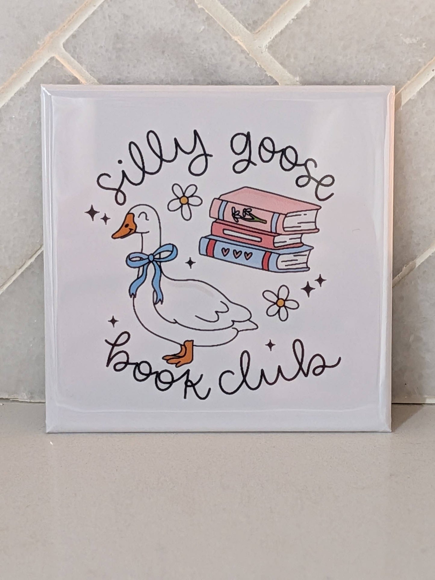 Silly Goose Book Club Magnet