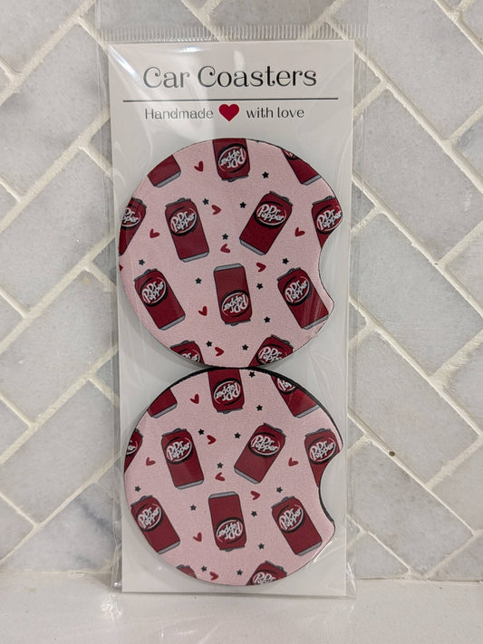Dr. Pepper Car Coasters