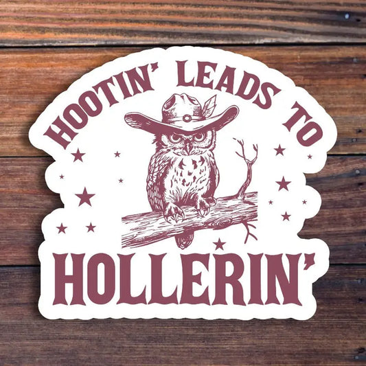 Hollerin Sticker