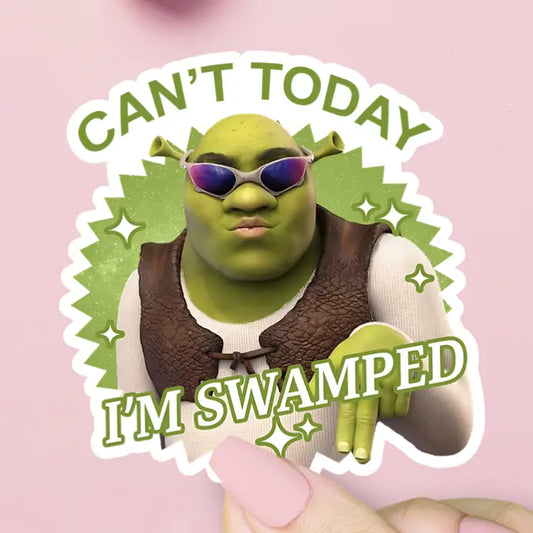 I'm Swamped Sticker