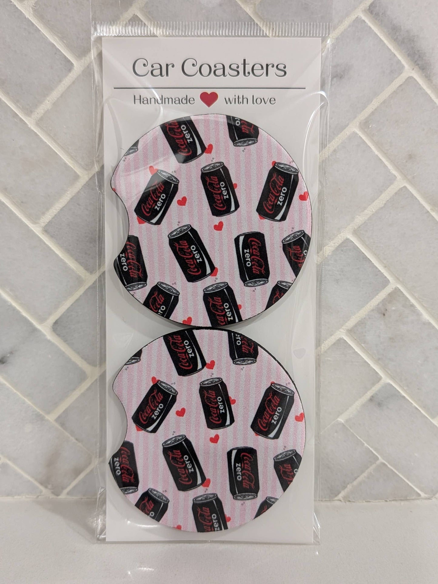 Coke Zero Car Coasters