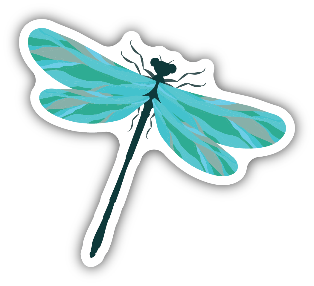 Dragonfly Vinyl Sticker