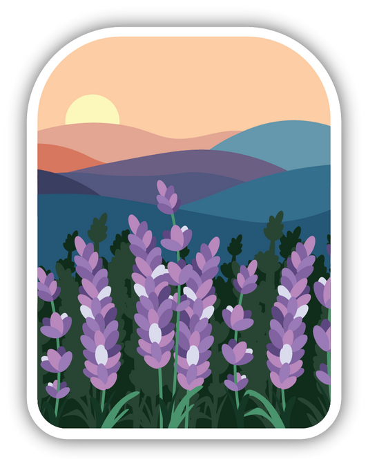 Lavender Vinyl Sticker