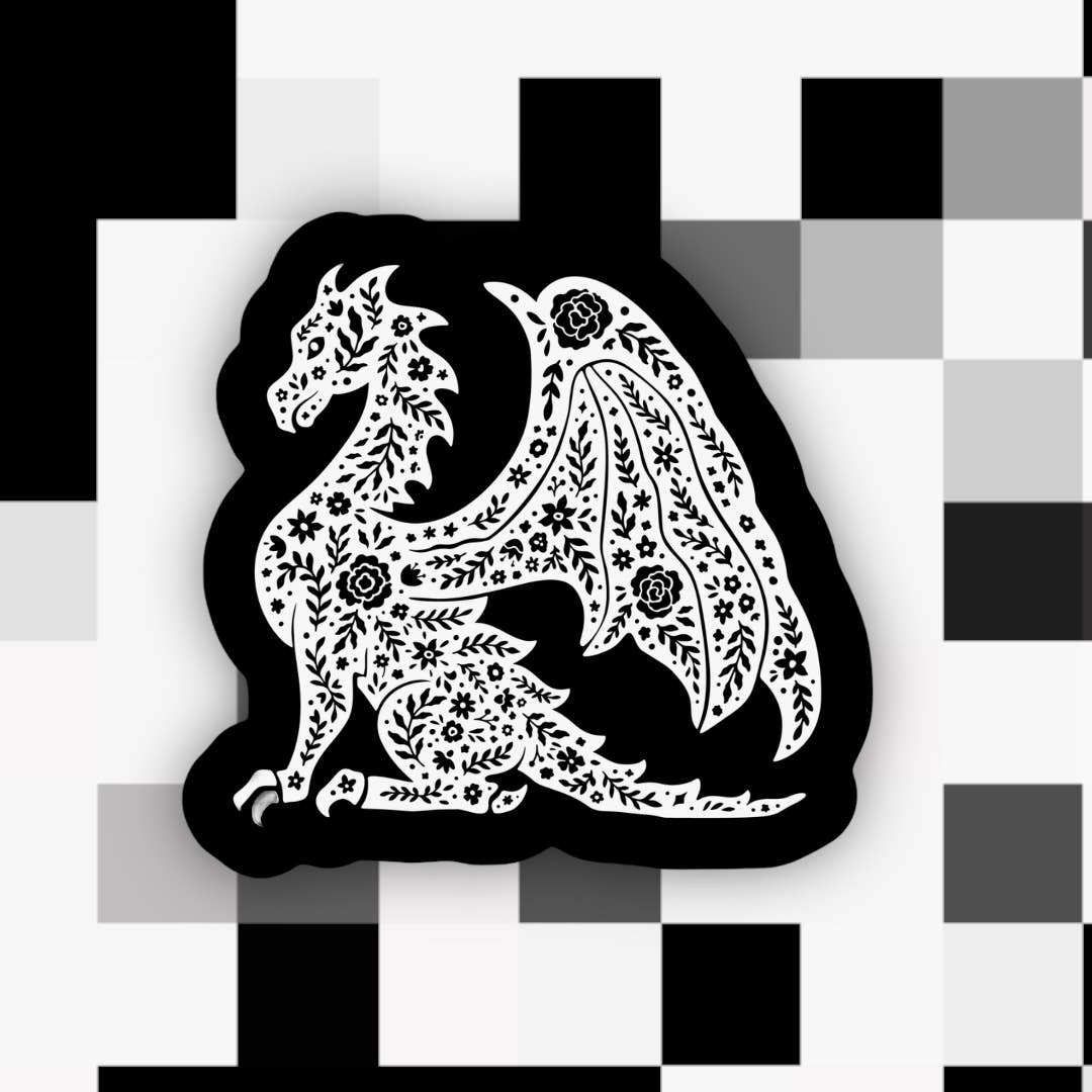 Dragon Bookish Sticker