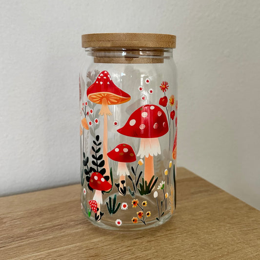16 oz. Red Forest Mushroom Cup