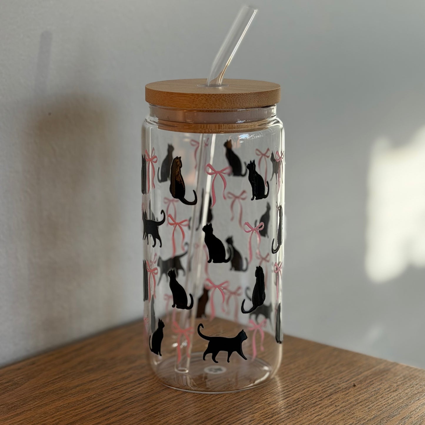16 oz. Cat Bow Cup