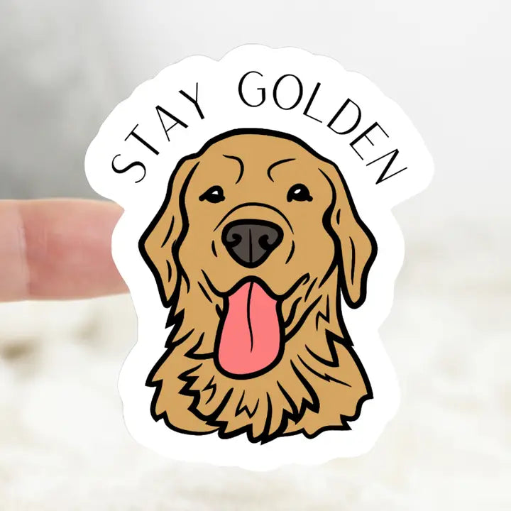 Stay Golden Sticker