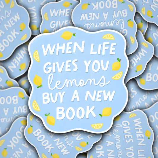 Buy a New Book Sticker