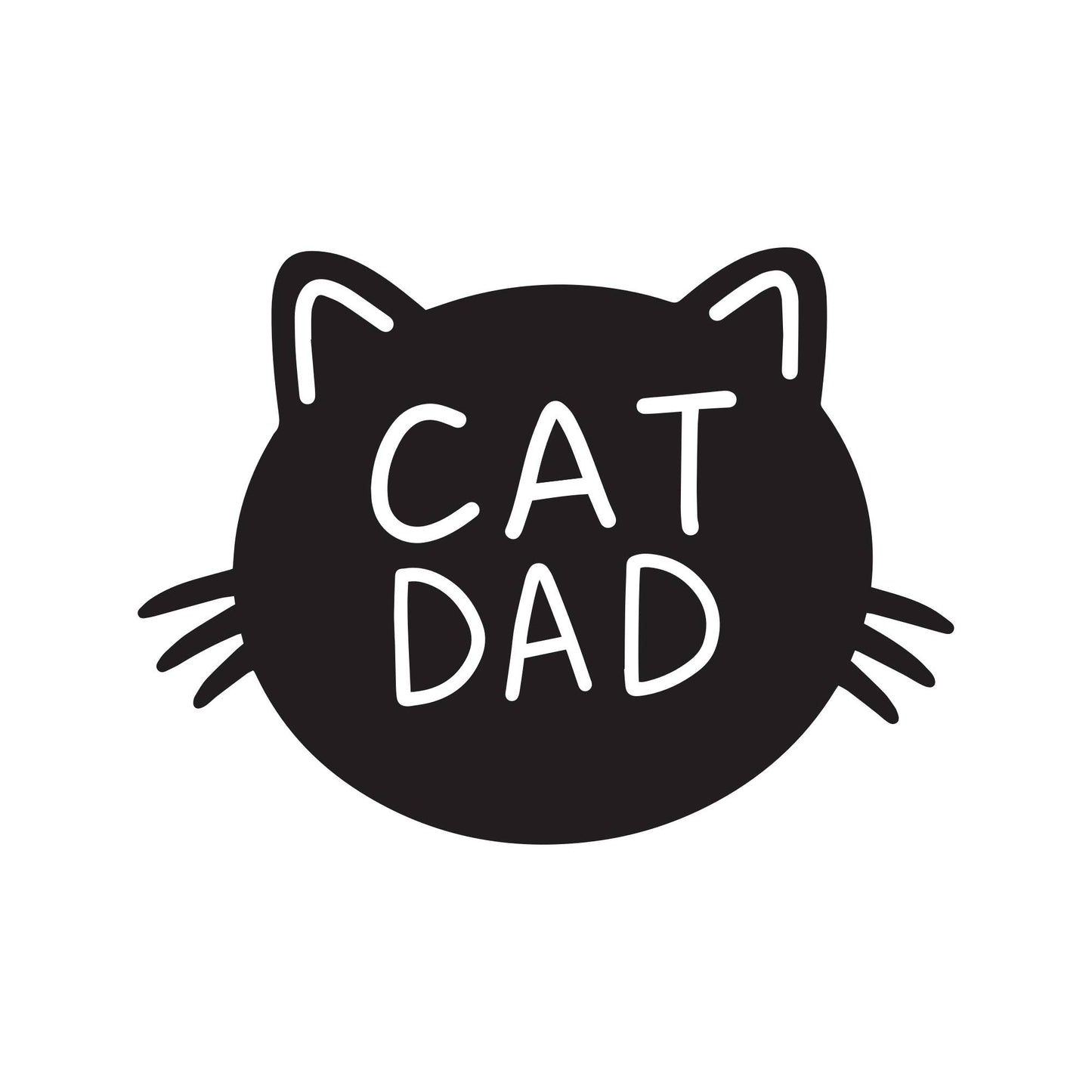 Cat Dad Sticker