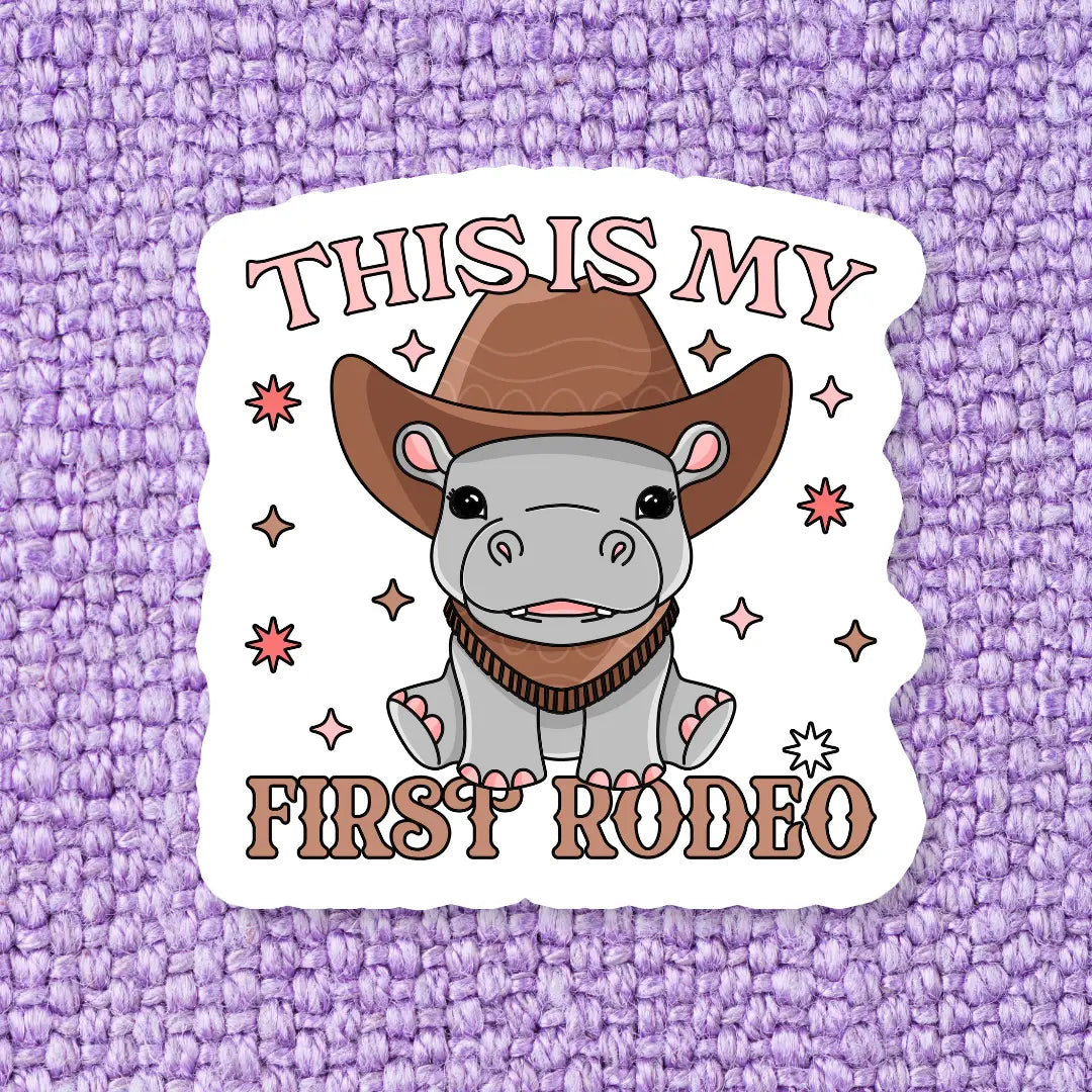 First Rodeo Vinyl Sticker