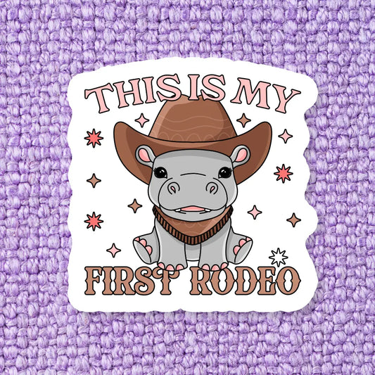 First Rodeo Vinyl Sticker