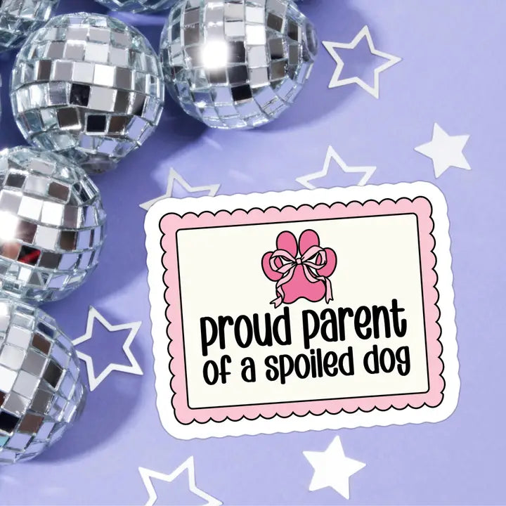 Spoiled Dog Vinyl Sticker