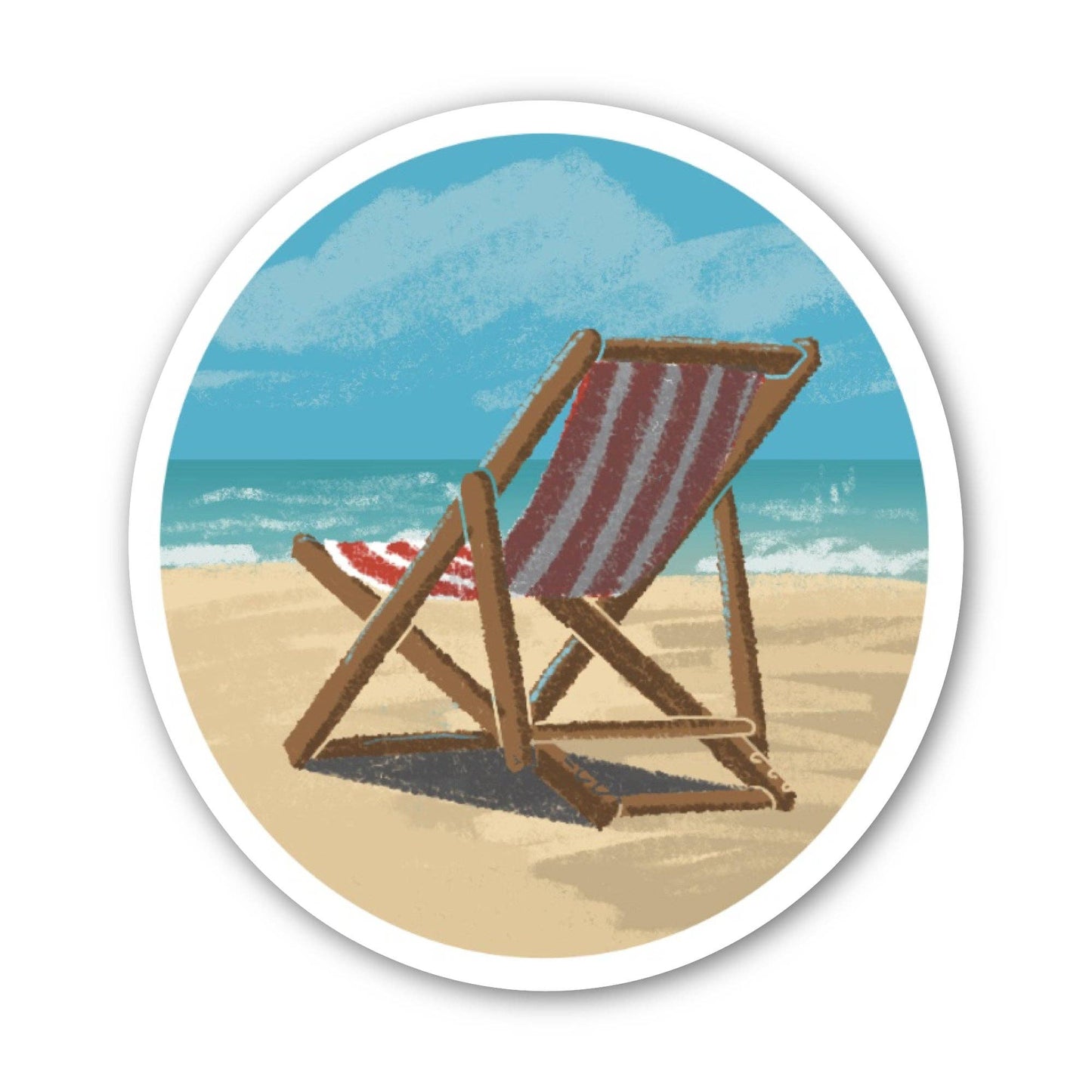 Beach Chair Sticker