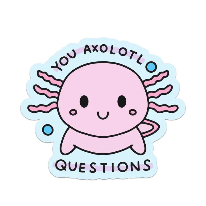 Axolotl Vinyl Sticker