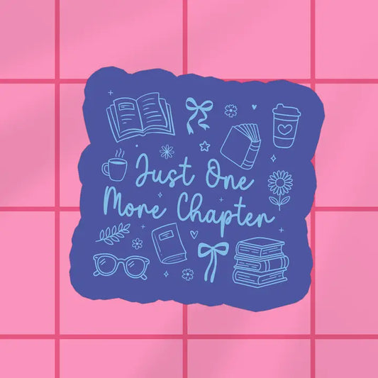 One More Chapter Vinyl Sticker