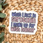 Serotonin Vinyl Sticker