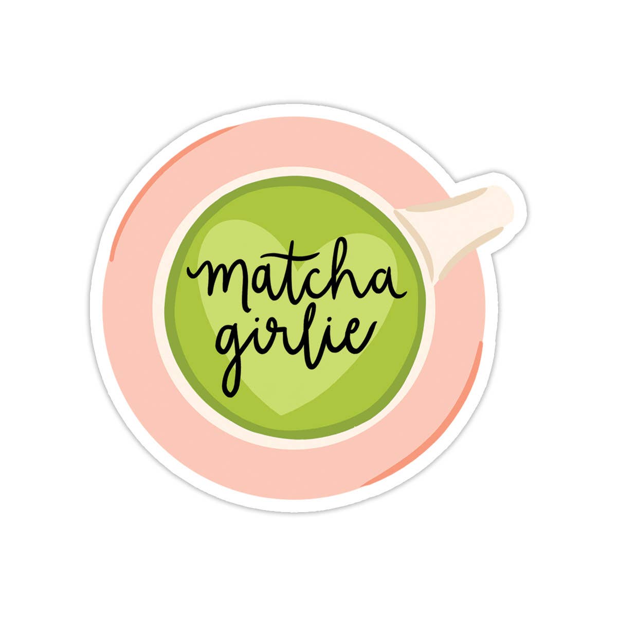 Matcha Girlie Sticker