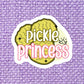 Pickle Princess Vinyl Sticker