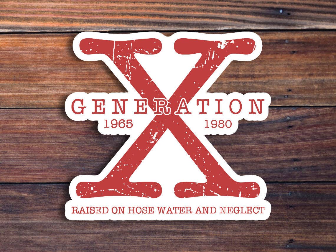 Generation X Sticker