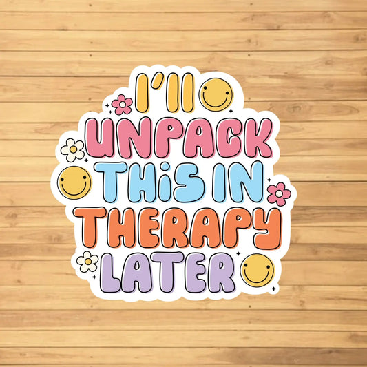 I'll Unpack Sticker