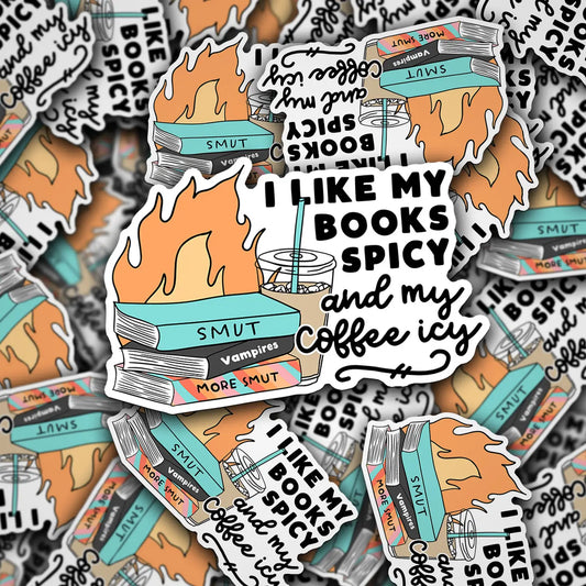 Books Spicy Sticker