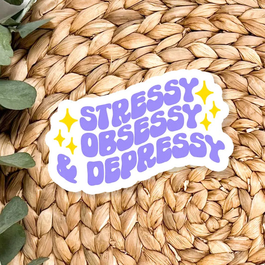 Stressy Vinyl Sticker