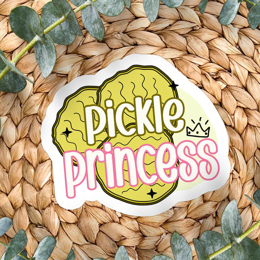 Pickle Princess Vinyl Sticker