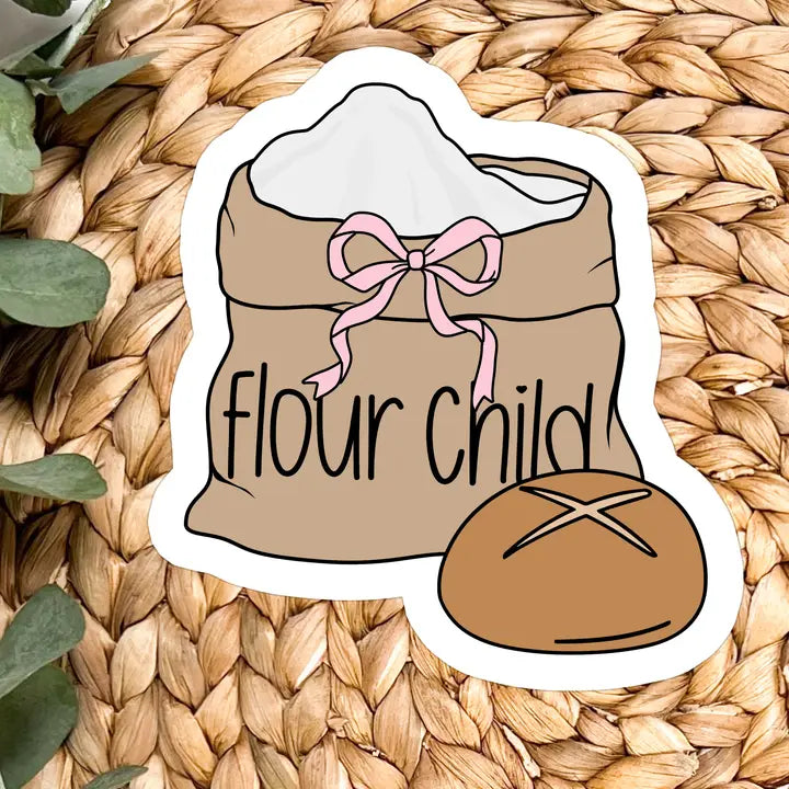 Flour Child Vinyl Sticker