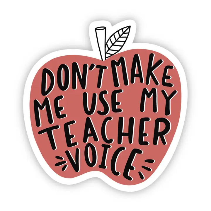 Teacher Voice Sticker