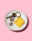 Ravioli Pasta Enamel Keychain