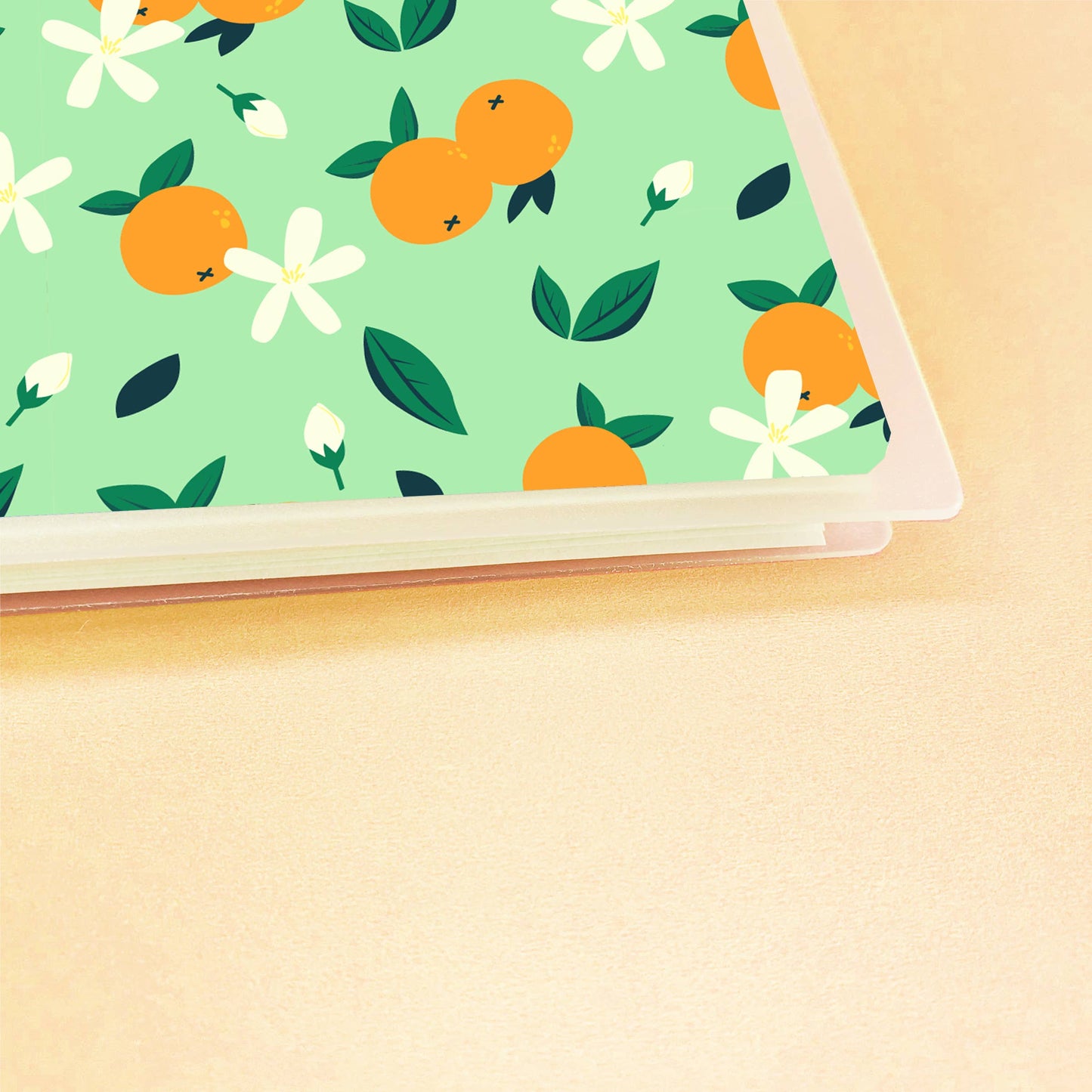 Orange Blossoms Reusable Sticker Book