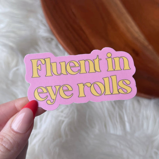 Eye Rolls Sticker