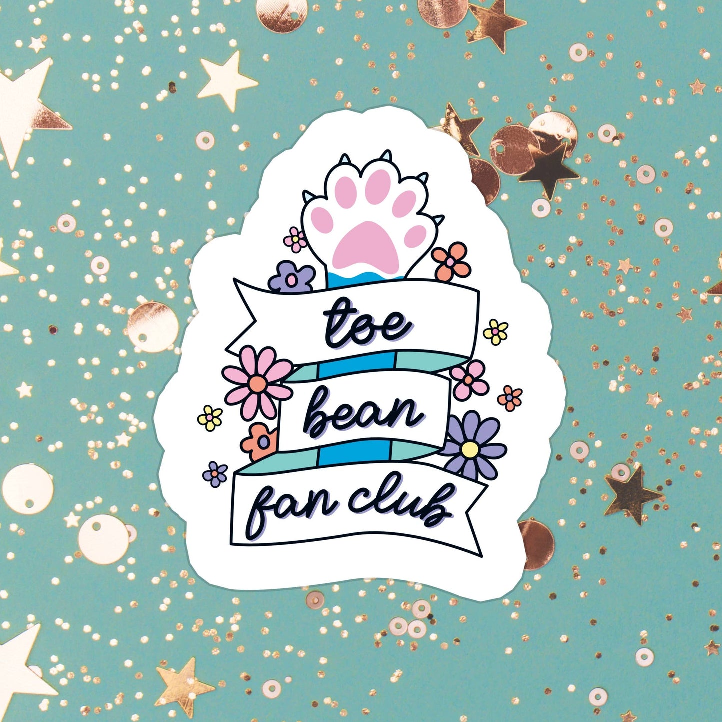 Toe Bean Sticker