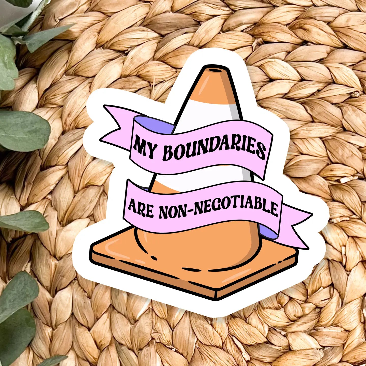 Boundaries Vinyl Sticker