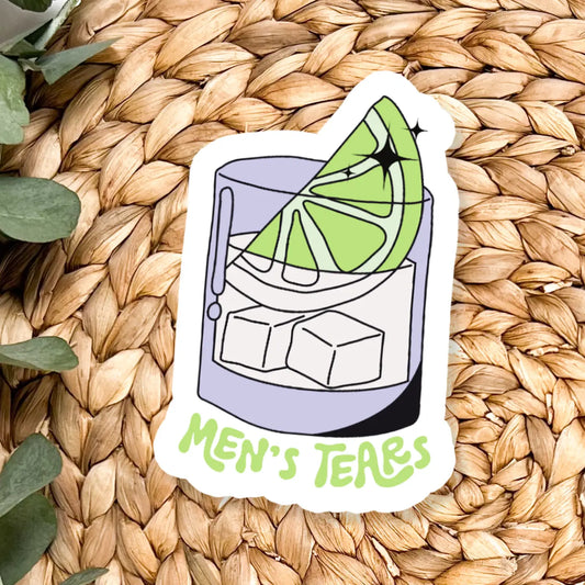 Men's Tears Vinyl Sticker