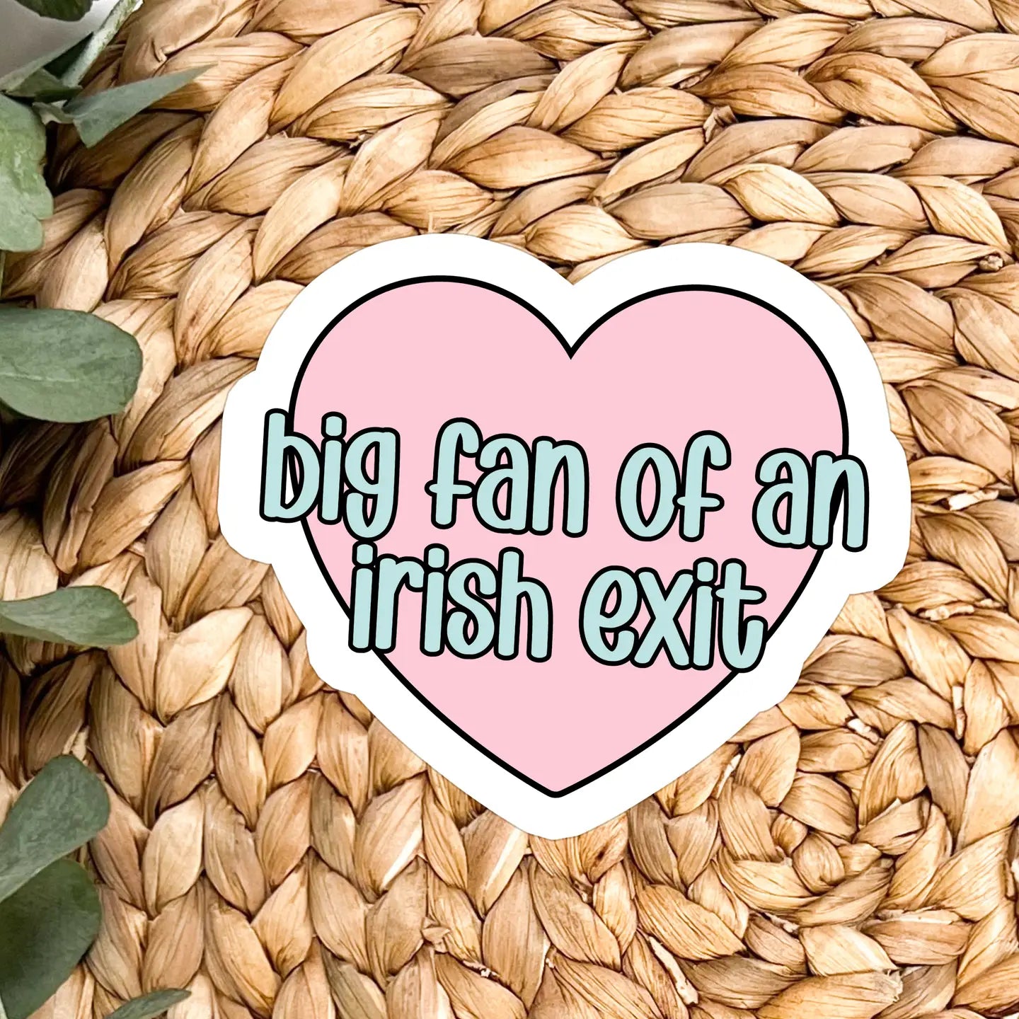 Irish Exit Vinyl Sticker