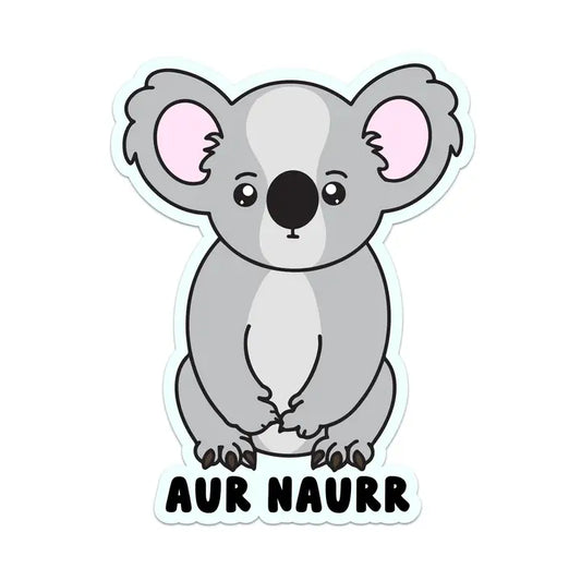 Aur Naurr Vinyl Sticker