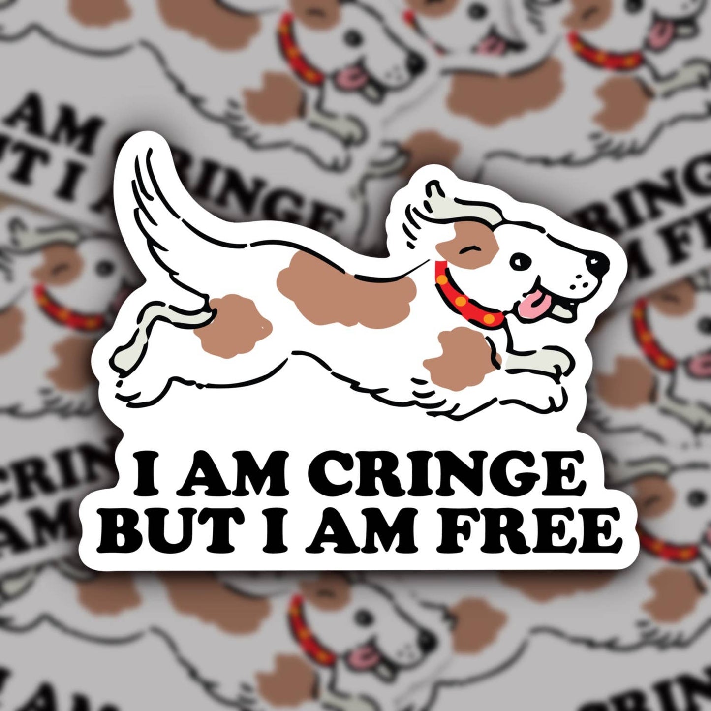 But I Am Free Sticker