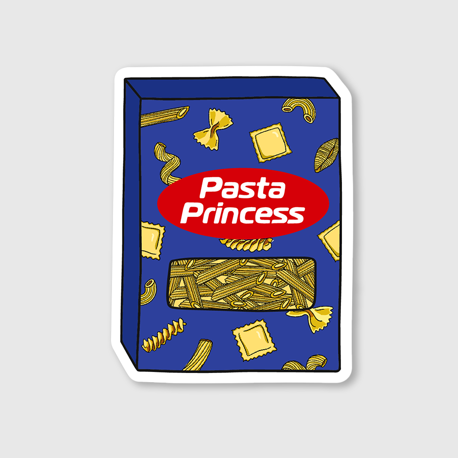 Pasta Princess Sticker