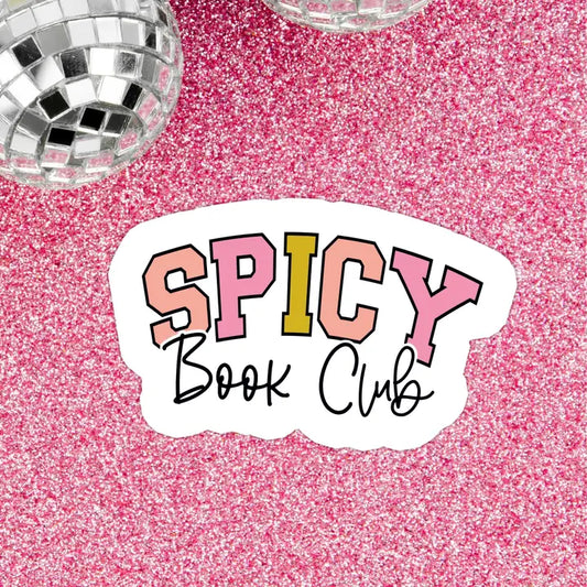 Spicy Book Club Vinyl Sticker