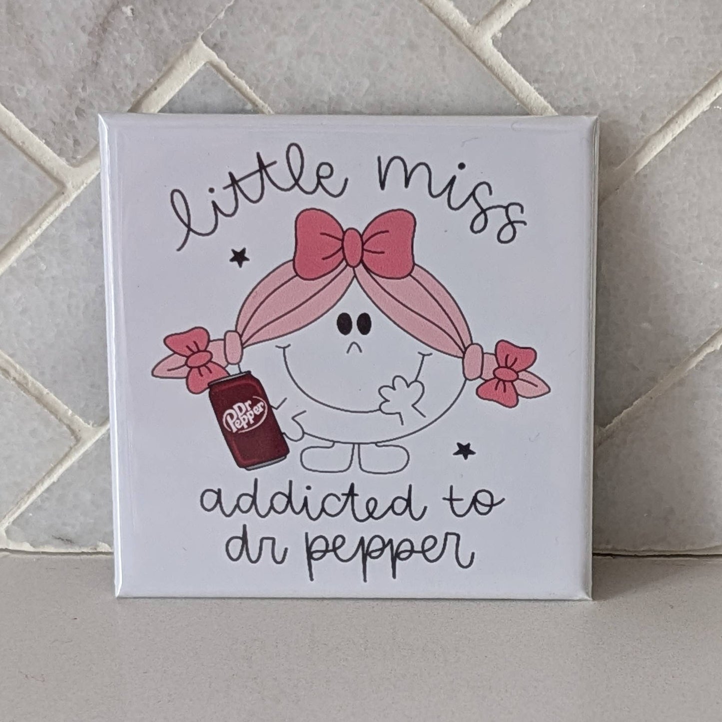 Little Miss Dr. Pepper Magnet
