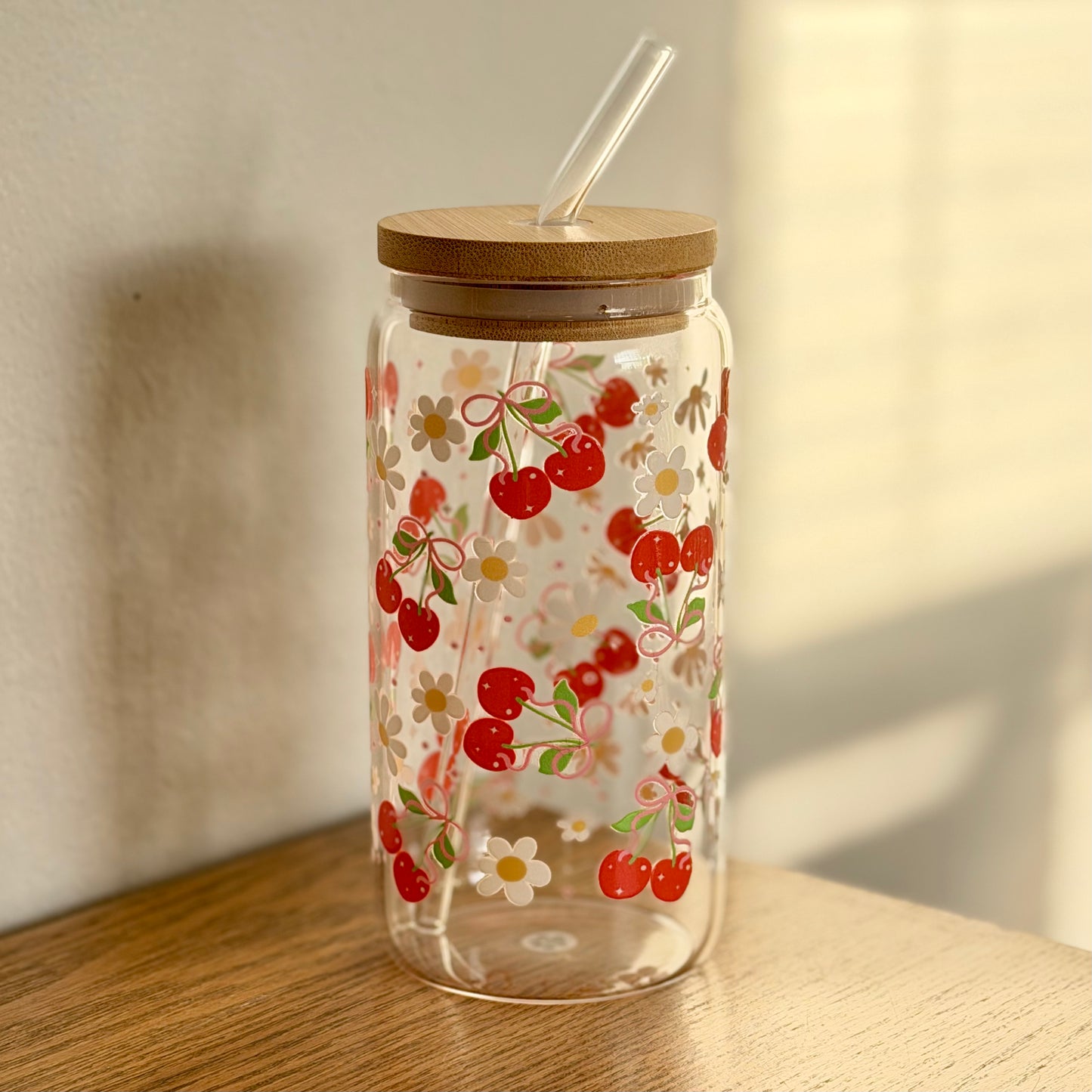 16 oz. Floral Cherry Cup