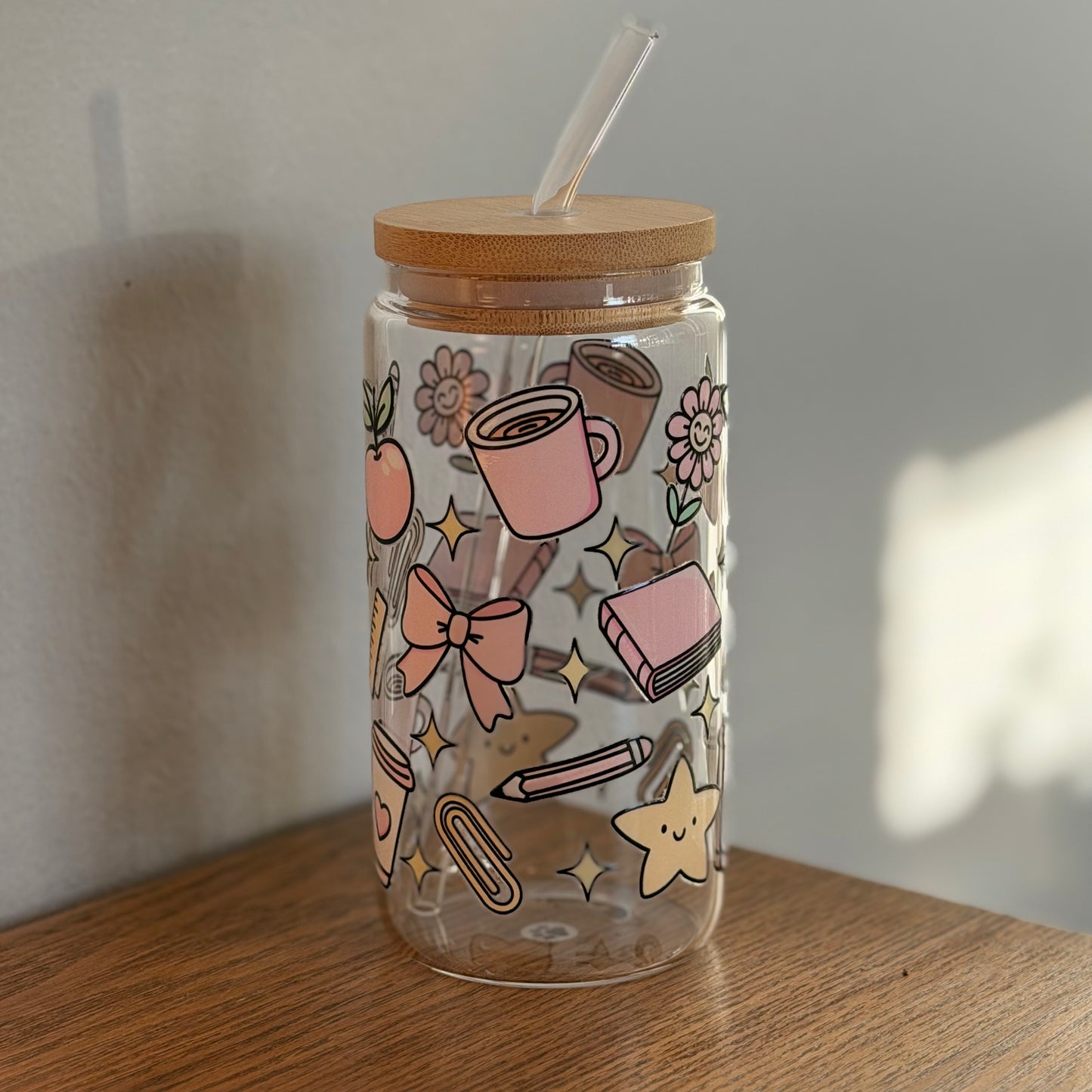 16 oz. Gold Star Teacher Cup