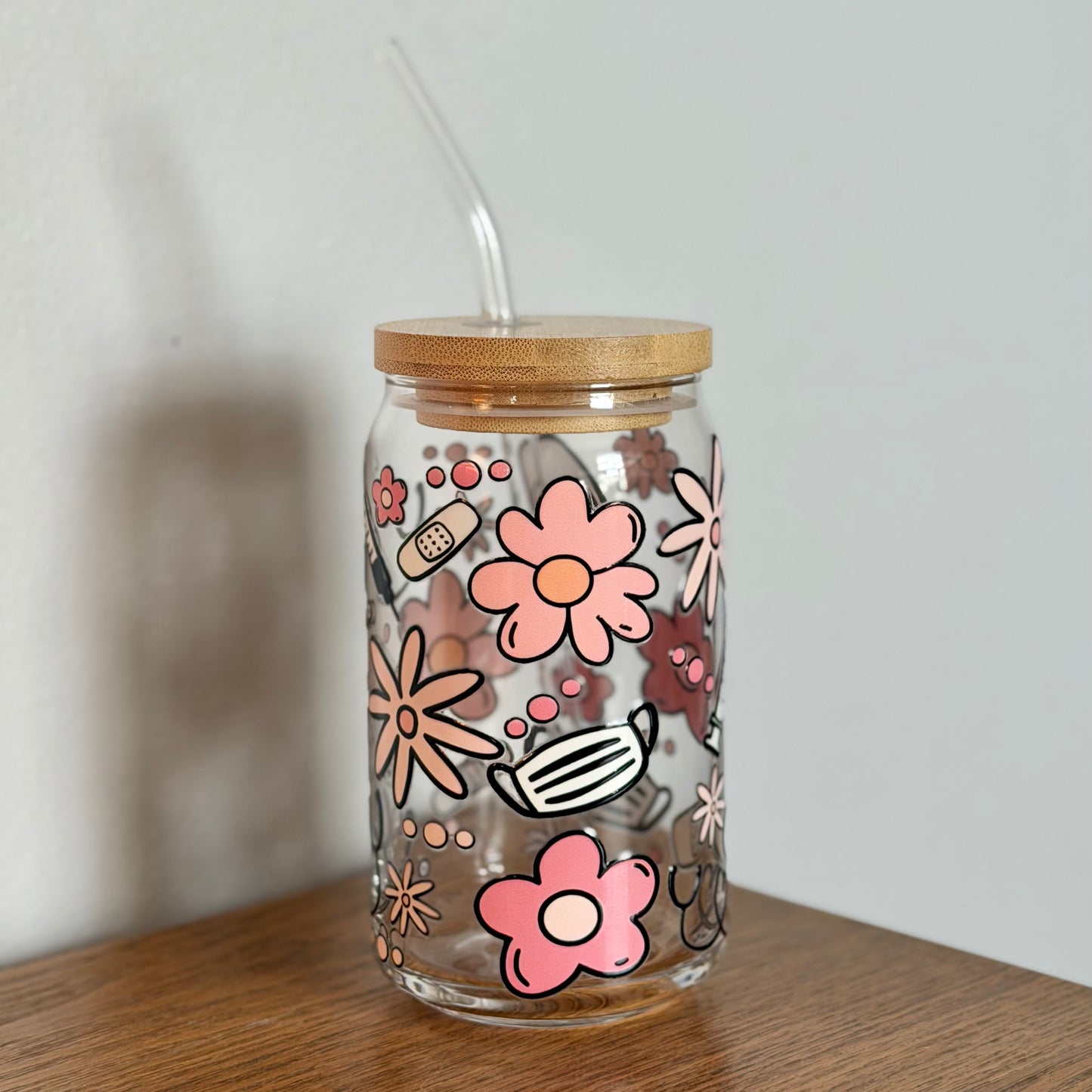 WS Pink Daisy Nurse Cup