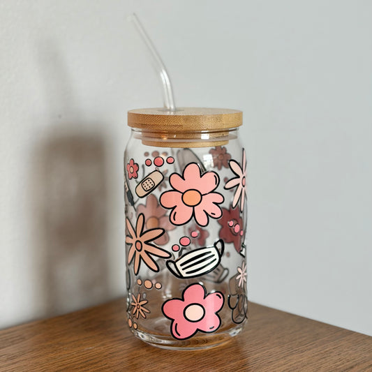 WS Pink Daisy Nurse Cup