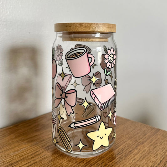 16 oz. Gold Star Teacher Cup