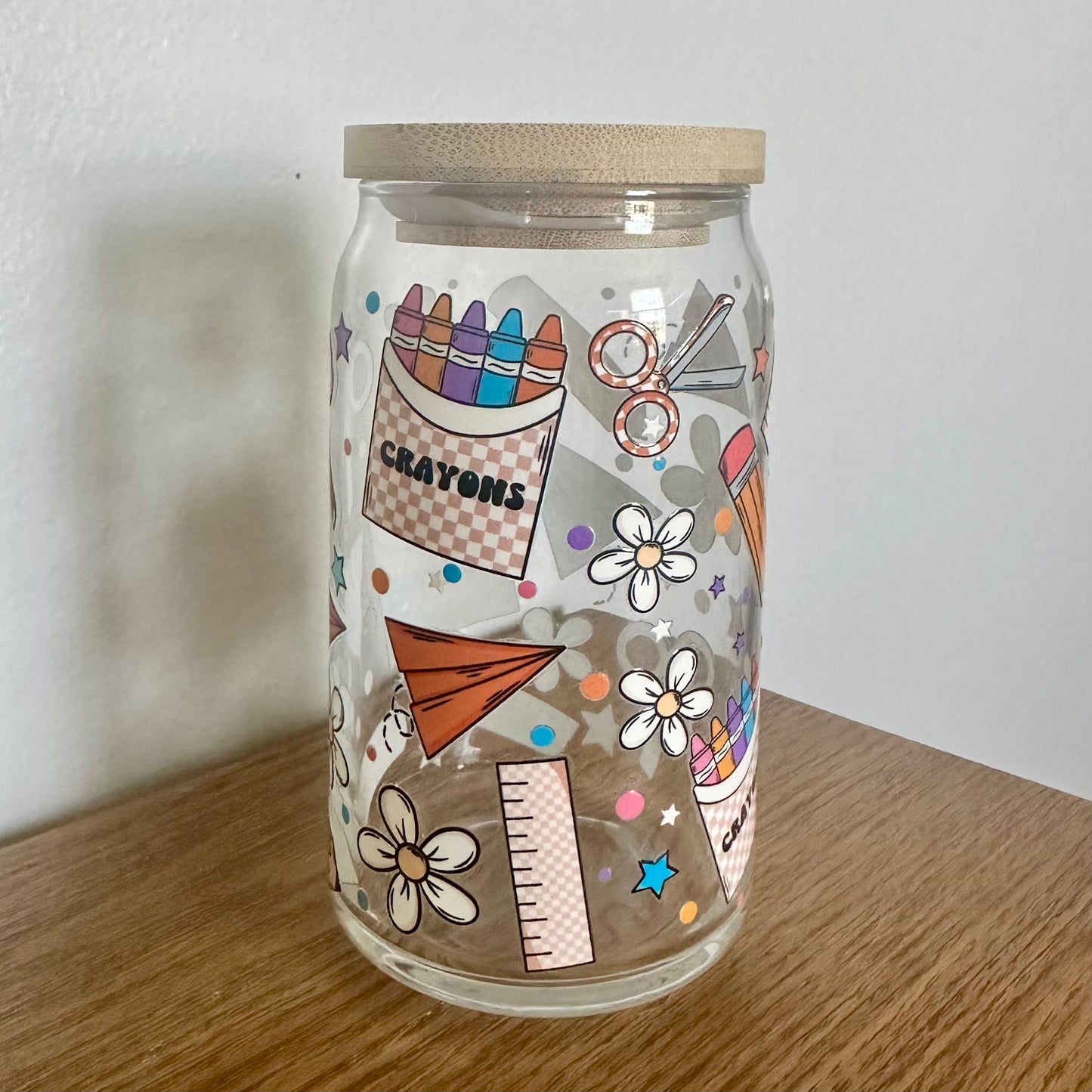 16 oz. Crayons Teacher Cup