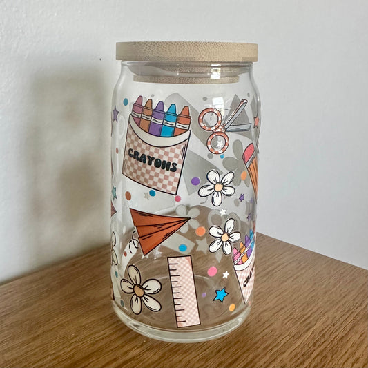 16 oz. Crayons Teacher Cup