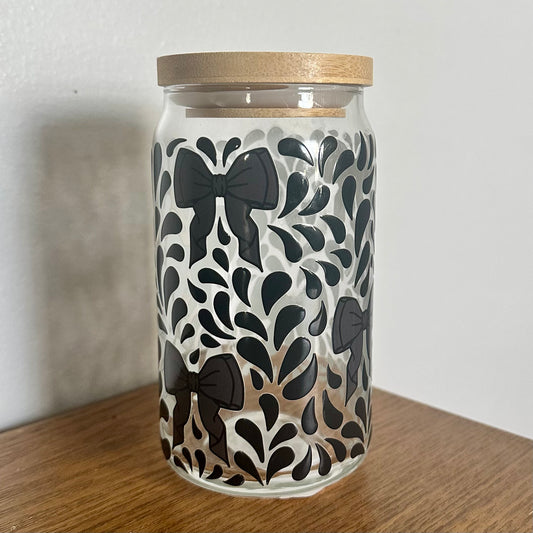 16 oz. Black Bow Cup