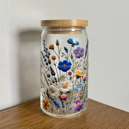 16 oz. Flower Bundle Cup